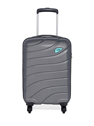Image of Skybags Polycarbonate 57 cms Grey Hardsided Cabin Luggage (Hi-Vol)