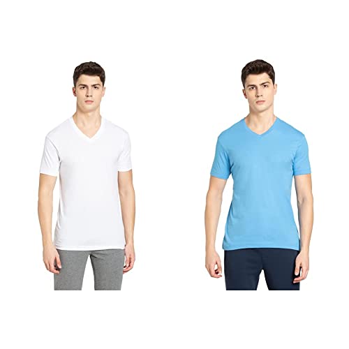 Image of Jockey Men's Solid Regular Fit T-Shirt (2726-0105-BLACK XX-Large)