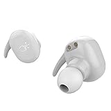 Naack Auriculares Bluetooth 5.0 inalámbricos Sonido Estéreo 3D Auricular Mini Twins In-Ear Carga Rapida Resistente al Agua con Caja de Carga para iPhone y Android, Blancos