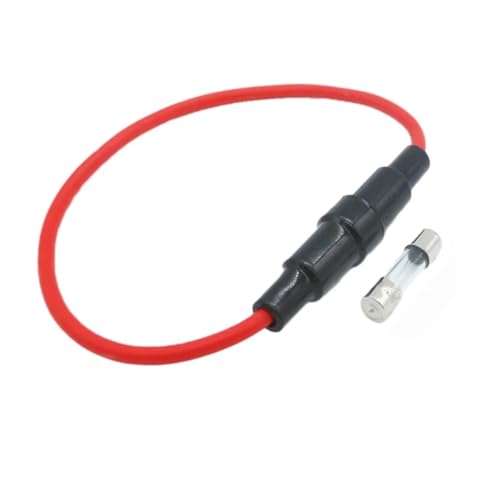 Porte-fusibles 5x20 mm à vis 30A max avec câbles pré-connectés contre les surcharges