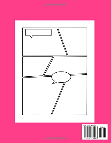 Draw Your Own Comic Book: 100 Different Blank Pages | Original Book For Boys & Girls | Gift Idea For Teenagers Ages 12-17 Years Old | Large Print 8.5X11" #TOP1