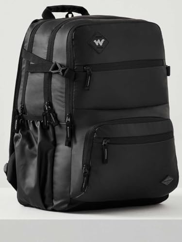 Image of Wildcraft Evo 5 Compartment Laptop Backpack 45 L (12962) (Coated: black)