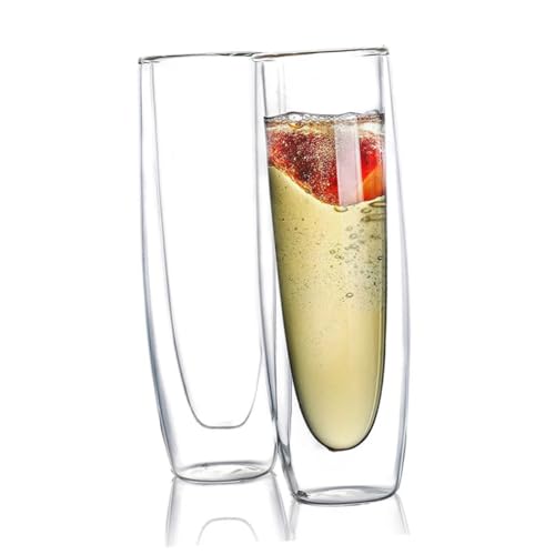 Verres à vin double paroi Cabilock lot de 2 pour dégustation - 7