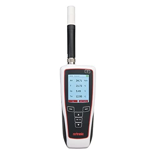 Monitor di temperatura e umidità (Intervallo: da -10 a 60 °C/da 14 a 140 °F) per strumentazione principale, HVAC, agricoltura e industria farmaceutica | Modello: ROTRONIC HP32 (con sonda)
