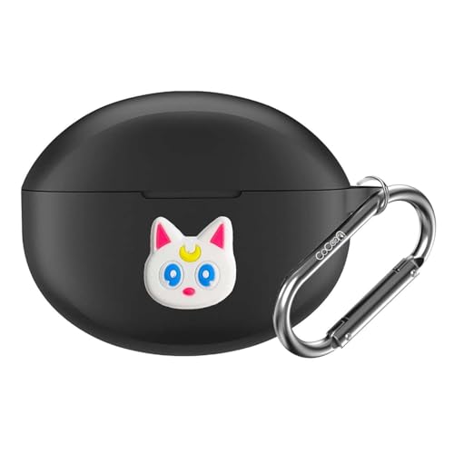 Image of Silicone Case Cover Compatible for OnePlus Nord Buds 3 | 3 Pro (White Cat)