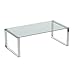 Cortesi Home Remi Coffee Table, Silver