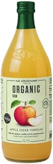 Eat Wholesome Organic Raw Apple Cider Vinegar Unfiltered with The Mother, in Box, 1 l (Pack of 1)