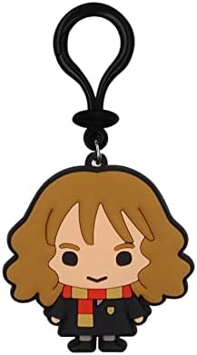 Harry Potter Cute Hermione Soft Touch PVC Bag Clip, 3", Multicolor image 2