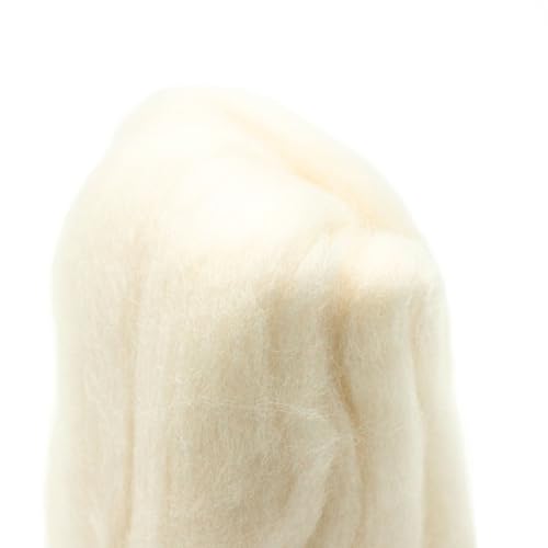 Image of Clover Natural Wool Roving, Off White - 7920
