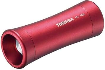 Toshiba LED Flashlight/Lantern KFL-403 (2-Way Flashlight/Lantern, Red)