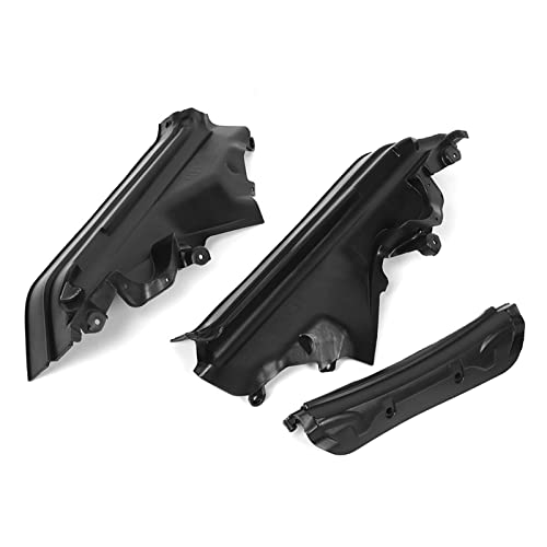 Motor-Trennwand-Set für den Oberen Motorraum, 3-teilig, Passend für X5 X6 E70N E70 E71 E72, Verhindert die Abstrahlung von Motorgeräuschen, Bequeme Installation