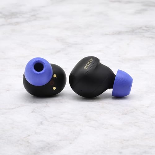 Comply Memory Foam Replacement Earbud Tips for Sony True Wireless Earbuds | Ultimate Comfort, Secure Fit, Superior Noise Isolation | Anti Slip, Prevent from Falling Out | Blue, Small (3 Pairs) by COMPLY - Image 6