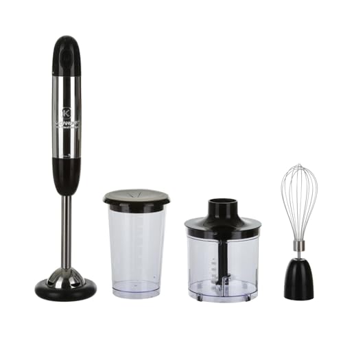 Set frullatore con accessori nero 400 W design Luca Trazzi