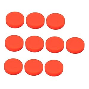 Milisten 10 Stück Orange Hockeypucks Trainingspucks