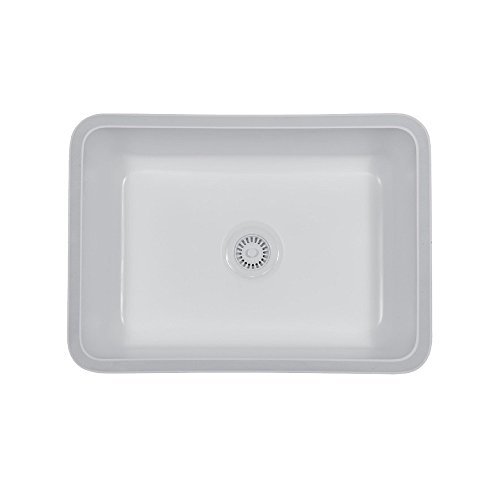 Karran Undermount Acrylic Sink: Nova - White