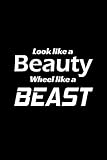 quad the beast 12v injusa  Look Like a Beauty Wheel Like a Beast: Offroading Off Road Gift Jeep Blank Lined Journal Notebook Diary