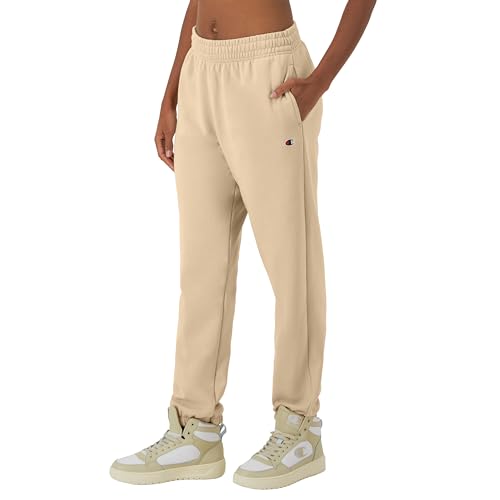 Image of Champion Women's Cinched-Bottom Fleece Sweatpants, Oversized Fit, Midweight