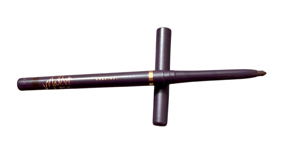 Mally Evercolor Gel Waterproof Eyeliner - Chestnut - Creamy Long-Lasting Smudge-Proof Gel Formula - Retractable Eye Liner