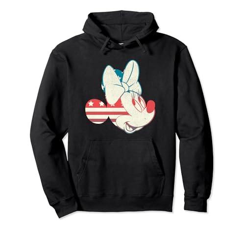Sweat à capuche Minnie Disney drapeau américain pour le 4 juillet