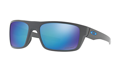 Oakley Drop Point Sunglasses Matte Dark Grey with Prizm Sapphire Polarized Lens 60mm
