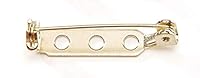 Algopix Similar Product 11 - Darice Pin Backs, 1-Inch, Gold, 48/Pkg