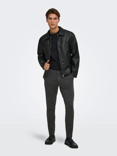 Only & Sons Male Chino Mark 3432Dark Grey Melange – Ansicht 3