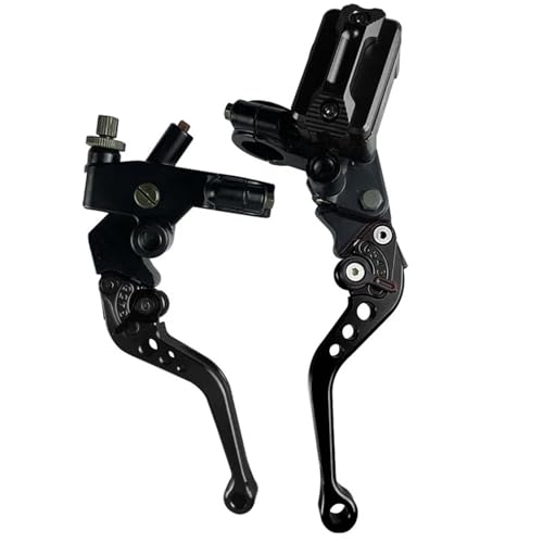 Poignée d'embrayage de moto universelle avec câble levier et réservoir CNC 7/8" - 3