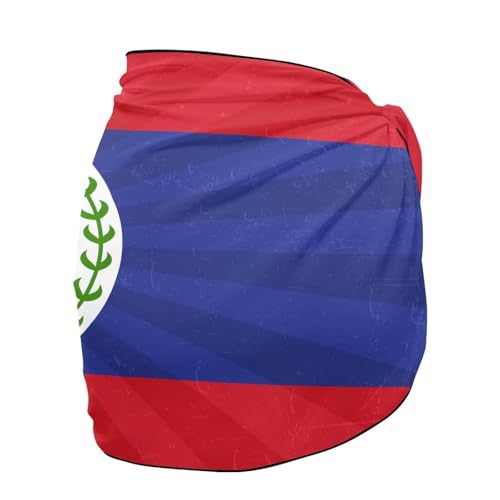 Women Short Sarongs Cover Up Beach Wrap Sheer for Swimwear Bikini Wrap Dress Chiffon Summer Beach Sarong3