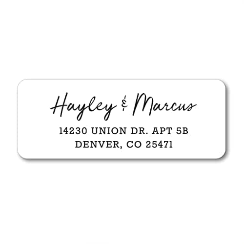 Return Address Labels, Clear Address Labels with