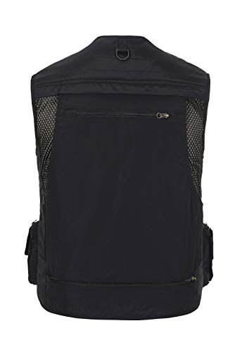 Hbufnha Outdoor Multi Pockets Work Vest Fishing Hunting Utility Tactical Vest For Men Women 02-Bk-L #TOP2