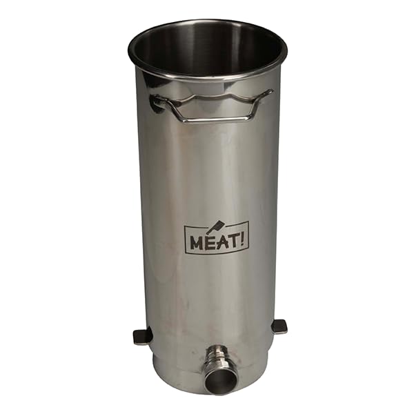 MEAT! Your Maker. 25 Pound Vertical Motorized Sausage Stuffer with Stainless Steel Gears, Ergonomic Handle, and a Stuffing Kit with 3 Stuffing Tubes for Sausage Stuffing