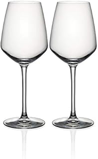 Cristal D'arques Red Wine Glasses - Set of 2 - Height 22 x Width 8.5cm, 400ml