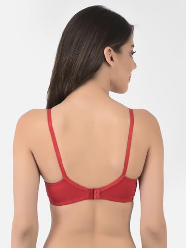 Image of Softline Women's Cotton Blend Wire-Free Non-Padded Cut & Sew | Full Coverage Bra Combo | Comfortable & Supportive Everyday Wear (Pack of 2)