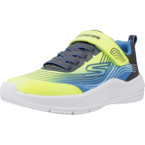Skechers Jungen Microspec Advance, gelb/blau, 29 EU