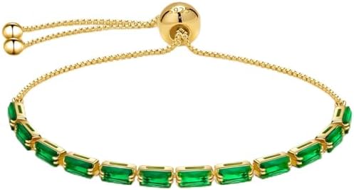 J.Fée Silver Bracelet, S925 Tennis Bracelet with Sparkling 5A Cub...