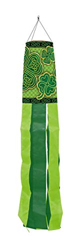 Briarwood Lane Celtic Shamrocks St. Patrick's Day Windsock Irish Clovers 40 L Briarwood Lane Celtic Shamrocks St. Patrick's Day Windsock Irish Clovers 40" L