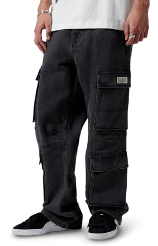PacSun Men's Dylan Baggy Jeans Cargo Black