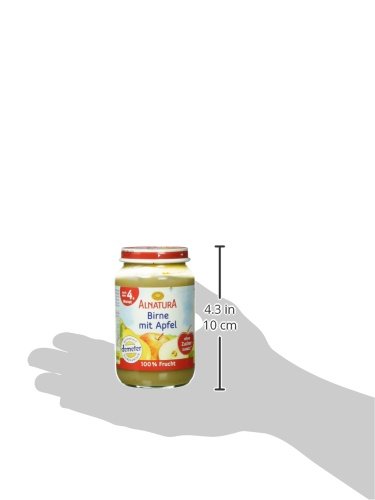 Alnatura Bio Birne mit Apfel, nach dem 4. Monat, 190 g