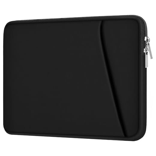 Laptop Sleeve, Durable Briefcase Shockproof Protective Case, Handbags Portable Laptop Bag for 15.6 inch HP Dell Asus Lenovo Notebook Computer with Front Pocket, Black