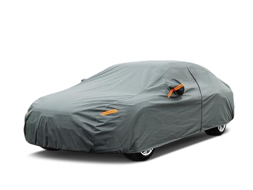 Image of Kayme Heavy Duty Car Cover Custom Fit Pontiac G6 (2004-2011) Waterproof All Weather for Automobiles, Full Exterior Covers Sun Rain UV Protection.（Deliver About 3-10 Days）
