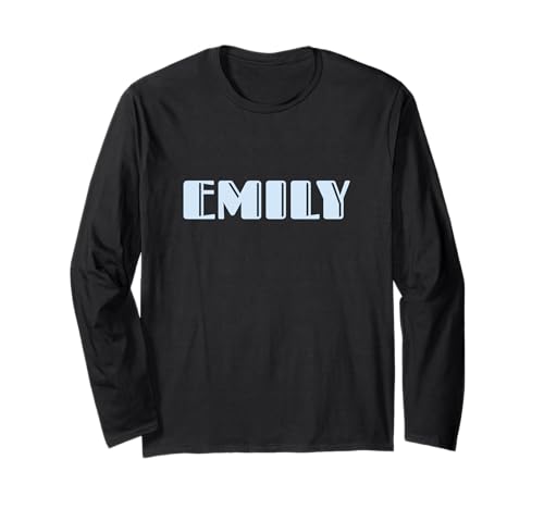 First Name Emily Vintage Art Deco Light Blue/Lavender Font ����T�V���c