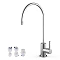 Havin Drinking Water RO Faucet for Kitchen Sink, Heavy-Duty Lead-Free Reverse Osmosis Faucet for RO Water Filtration System, Non-Air Gap 100% Stainless Steel Water Filter Faucet, Brushed