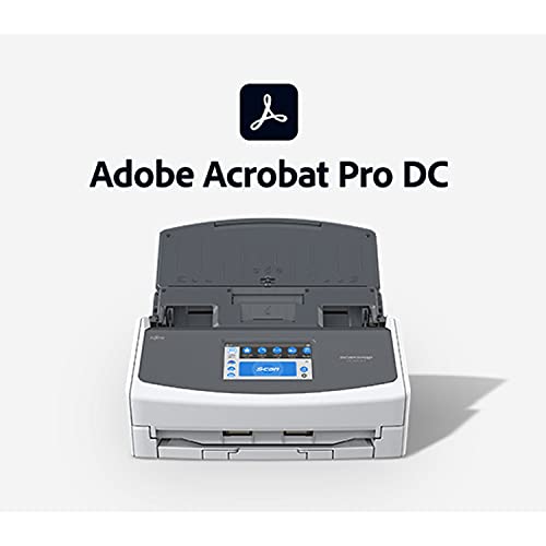 Fujitsu Scansnap Ix1600 Deluxe Versatile Cloud Enabled Document Scanner With Adobe Acrobat Pro Dc For Mac Or Pc, White #TOP1