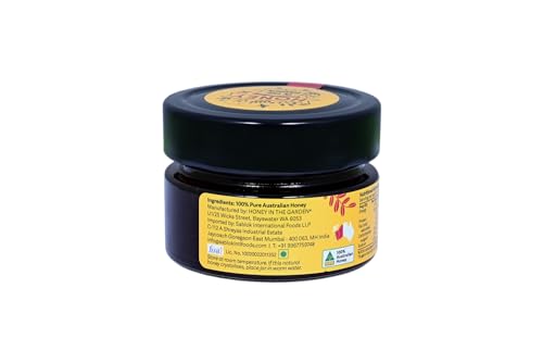 Image of Honey In The Garden Vanilla Bean Raw Australian Honey, 5.82 oz / 165 g (Pack of 3)