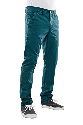 Reell Jeans Pants Men Grip Tapered Chino Fit, Tundra Blue 32/32...