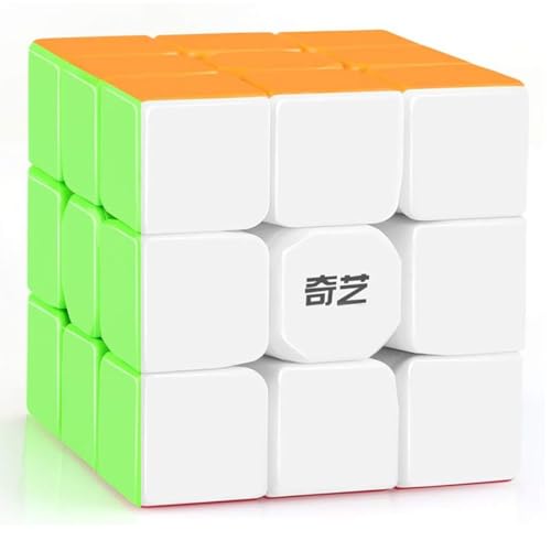 Image of HAWKISTER Qiyi Warrior S Cube 3X3 Stickerless Professional Speed Magic Cube Puzzle, For Kid