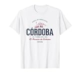 España Retro Estilo Vintage Córdoba Camiseta