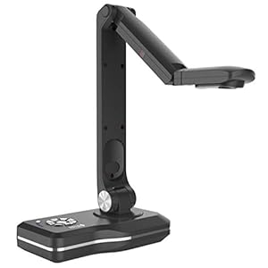 Joyusing V508 Audio Record LED Visualizer Mini Document Camera, Portable Design, HDMI/USB/VGA Multi Mode, Full HD…