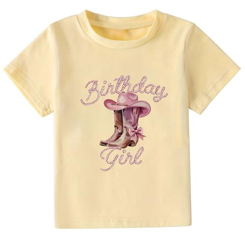 Image of Birthday Girl Shirt 2nd 3rd 4th 5th 6th 7th Girls Birthday T-Shirts Toddler Mermaid Unicorn Cotton Short Sleeve Tee Tops