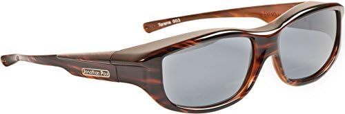 Fitovers Eyewear - Nagari Collection - Torana - Amber Sky/polarized Grey - Designed to Fit Over Small Oval Shaped Frames Not Exceeding 143mm X 42mm - 5 - 5/8" X 1 - 1/2"
